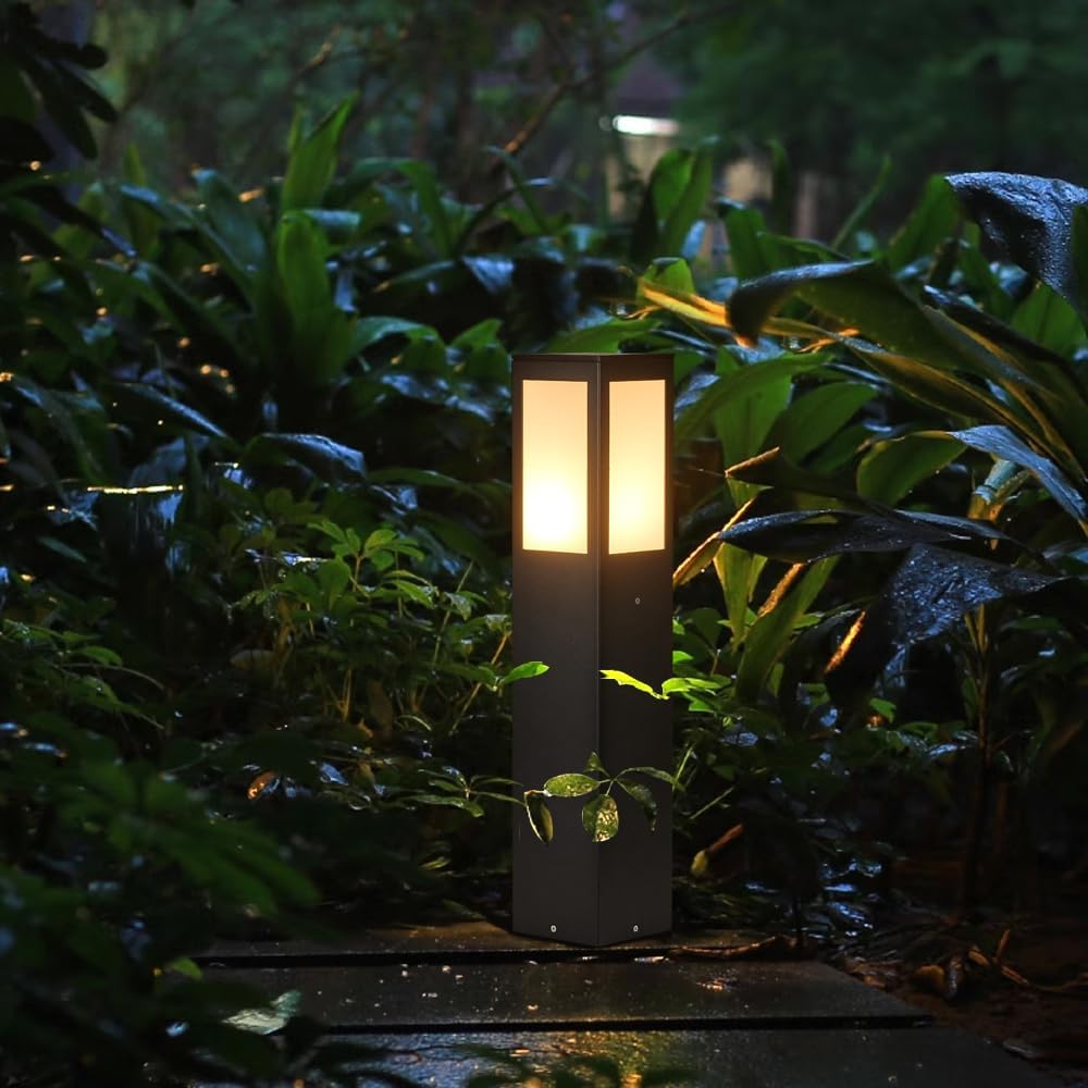 24‑Inch LED Outdoor Garden Bollard Path Light