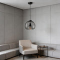 Glass Adjustable‑Height Pendant Light
