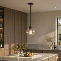 Black Clear‑Globe Globe Pendant Light 1‑Pack