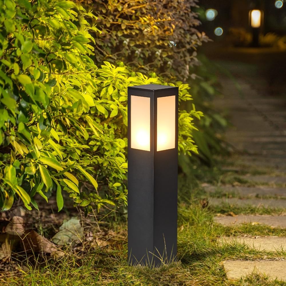 24‑Inch LED Outdoor Garden Bollard Path Light