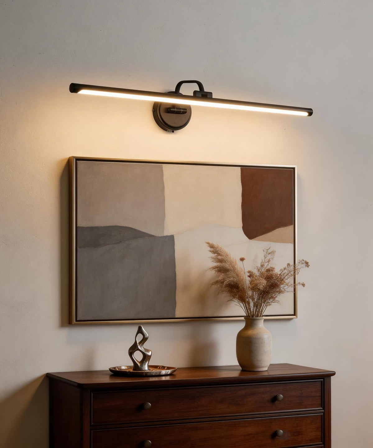 32‑Inch Black Dimmable Swing‑Arm LED Picture Light