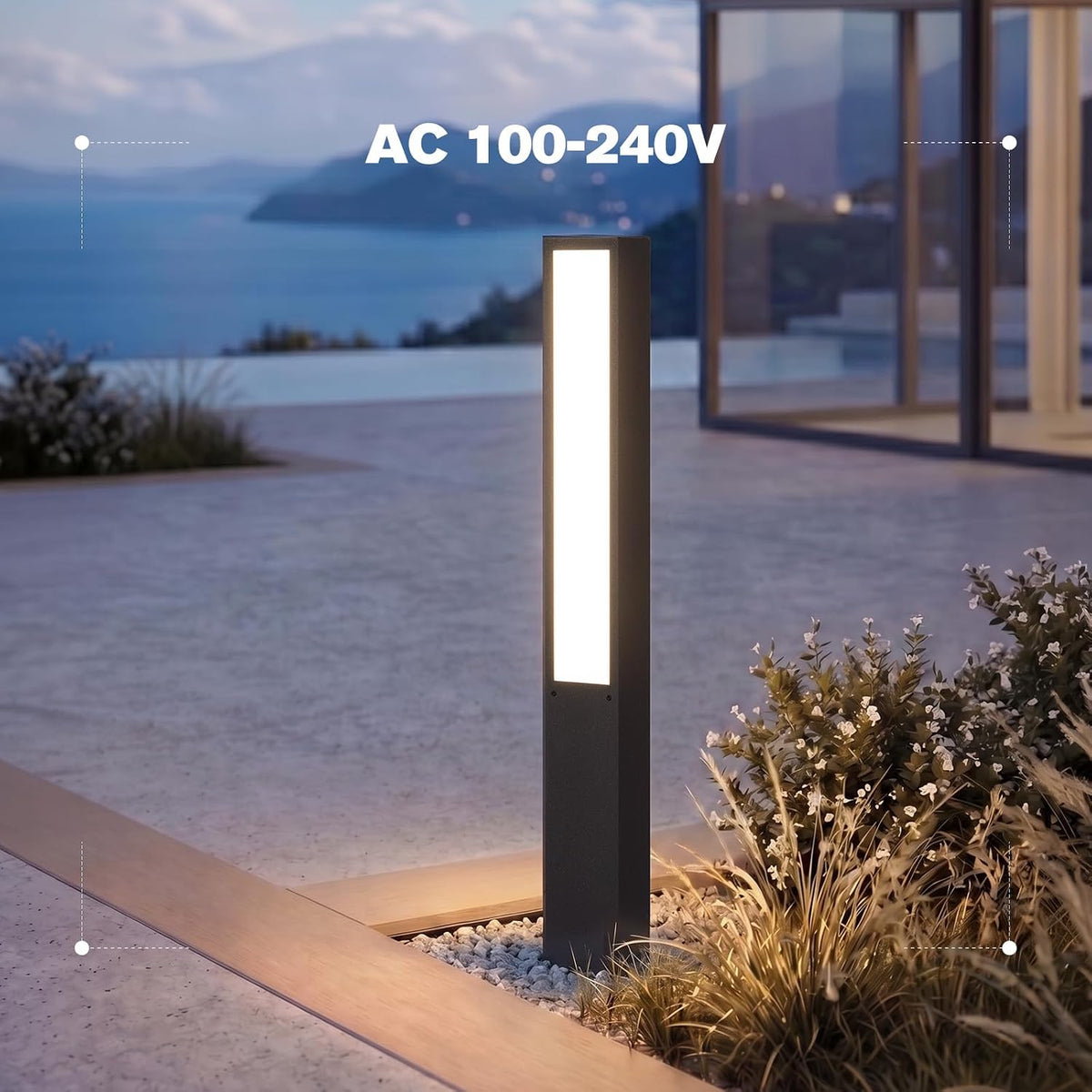 Hard‑Wired Waterproof Outdoor Landscape Path Light