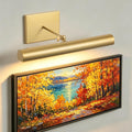 16‑Inch Gold Hardwired Library Picture Light