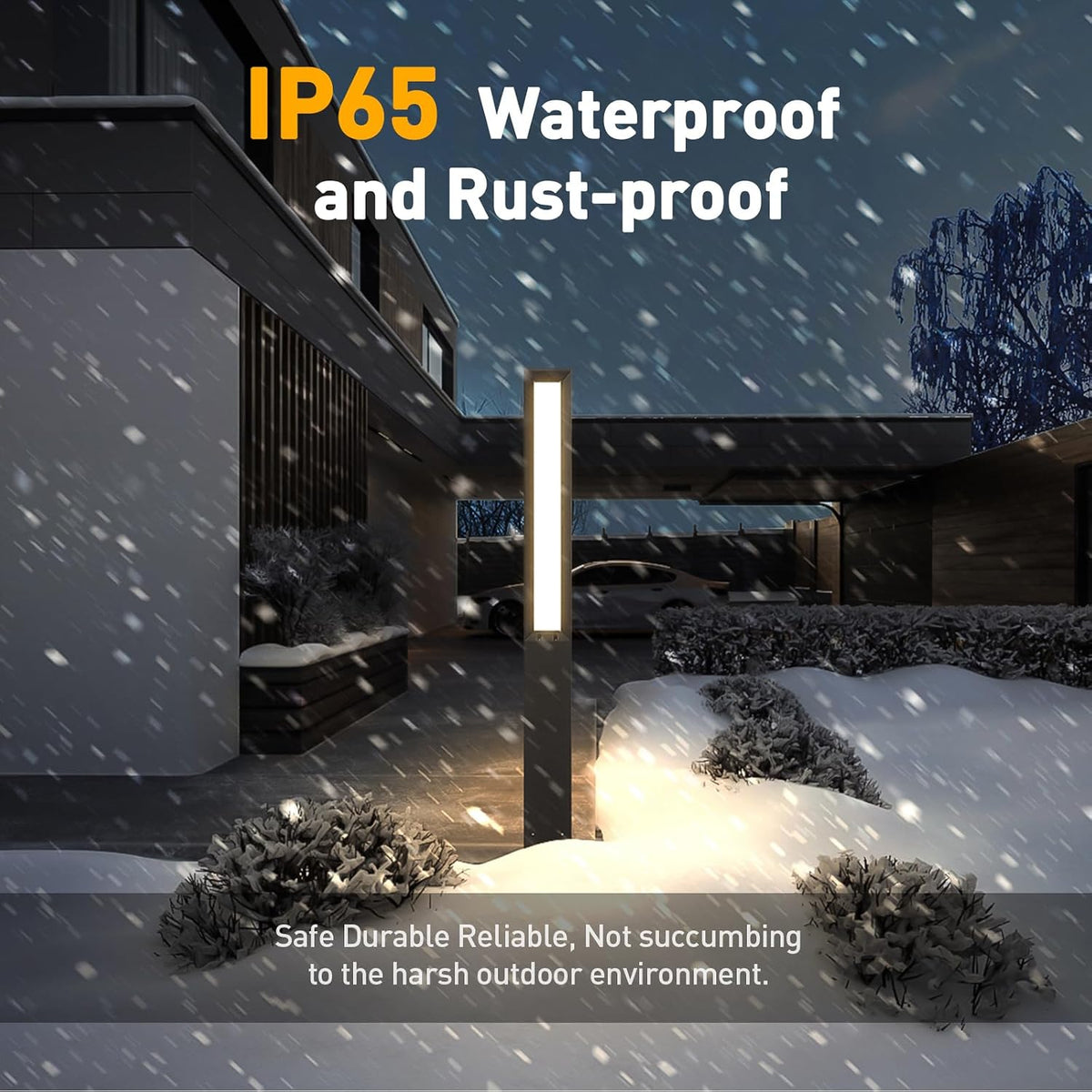 71‑Inch IP65 Outdoor LED Bollard Path Light