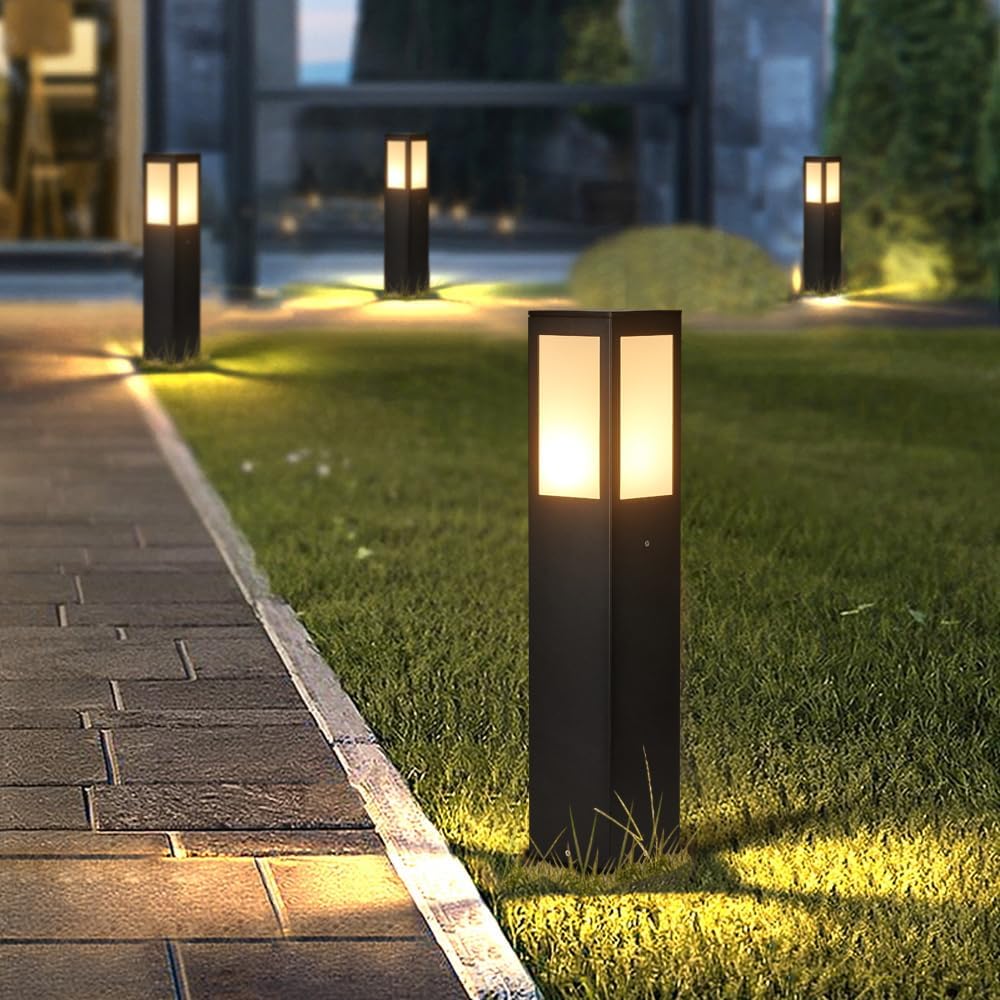 24‑Inch LED Outdoor Garden Bollard Path Light