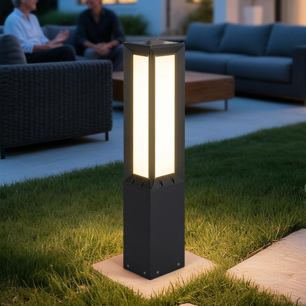 32‑Inch 3000K IP65 Solar Outdoor Bollard Light