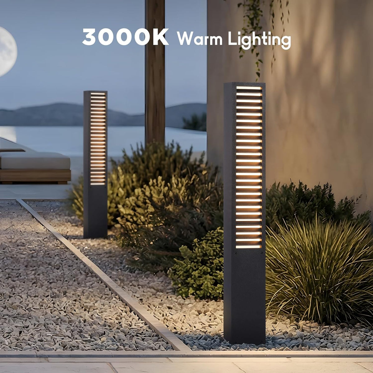39‑Inch Wired Outdoor Landscape Path Light