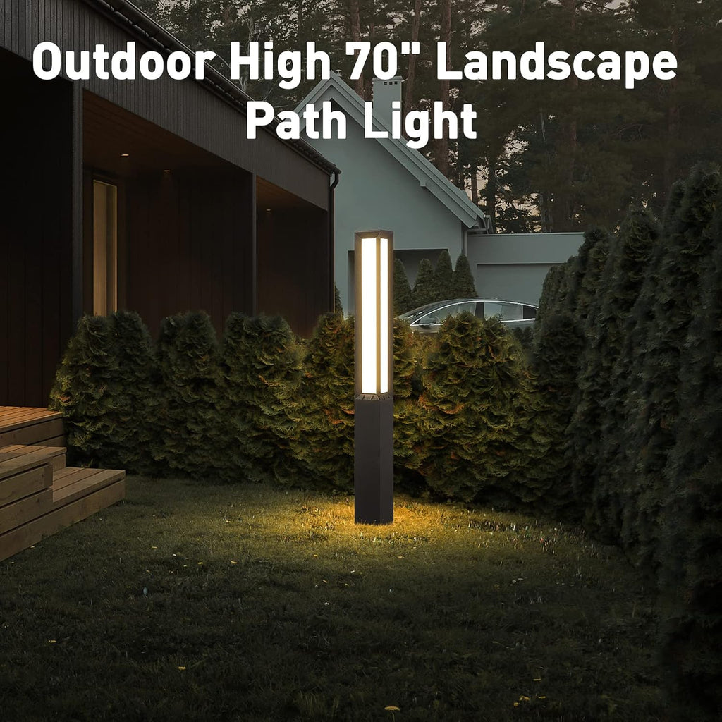 71‑Inch IP65 Outdoor LED Bollard Path Light